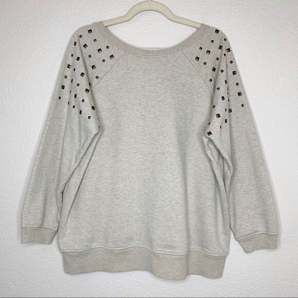 Cyrus Women Size 2X Stud Embellished Long Sleeves Sweater - Picture 5 of 10